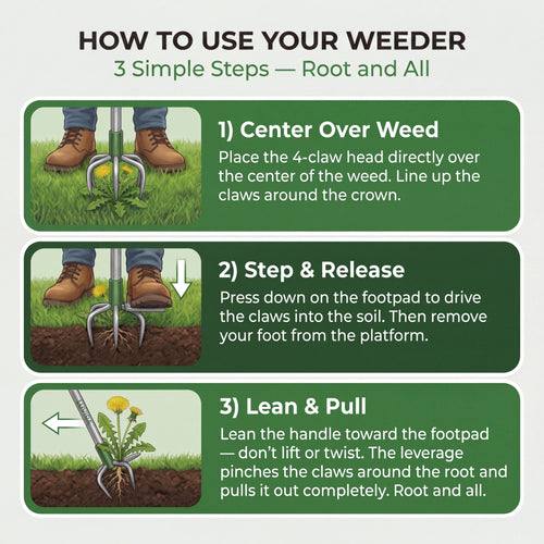Luvira™ Grandpa's Metal Weeder